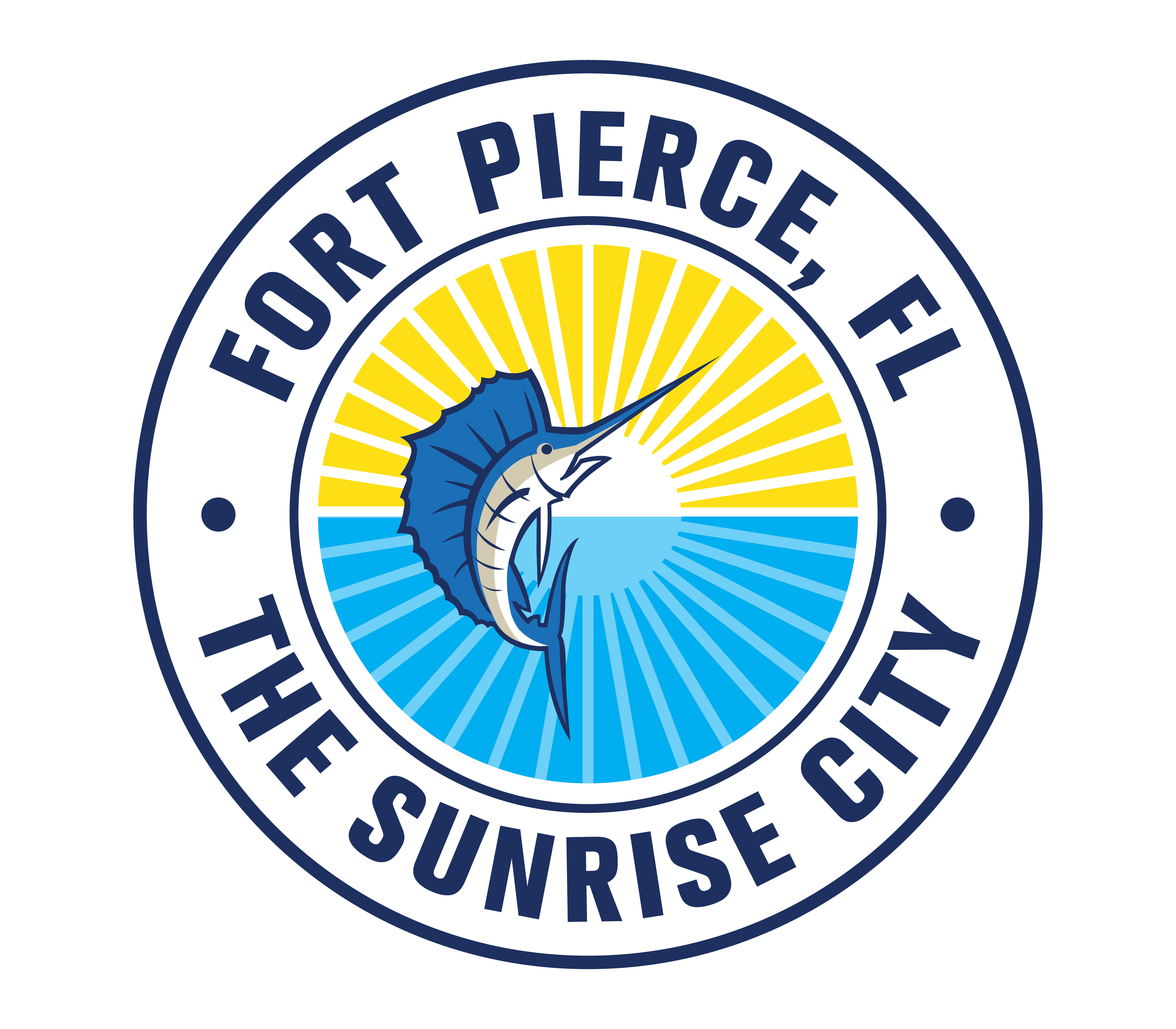 Ft. Pierce FL The Sunrise City logo