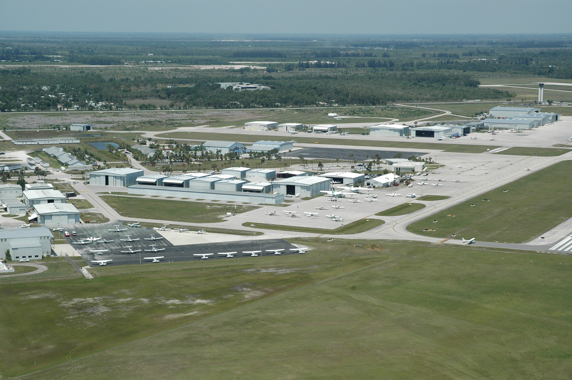 airport aerial image